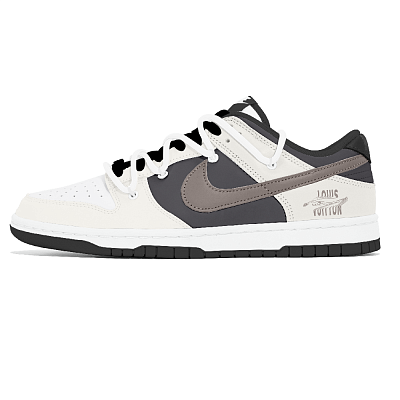Nike Dunk Abrasion Resistant Low Top Skateboard Shoes Unisex White