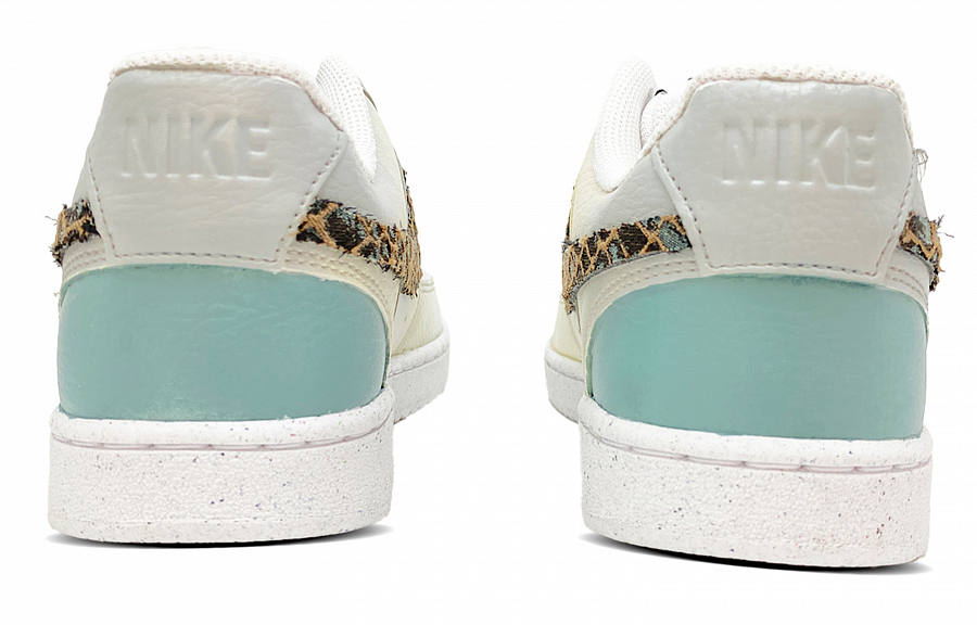 Nike Court Vision 1 Green Snake Scales Anti Slip Wear Resistant Low Top Skateboard Shoes Women's White Green купить в интернет-магазине Yoocart с быстрой доставкой по России.