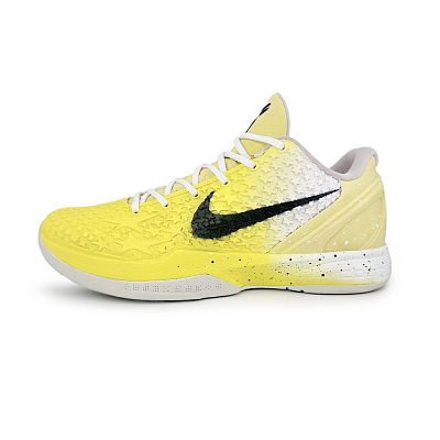 Nike Zoom Kobe 6 Basketball Shoes Men's Low top Yellow/White/Black