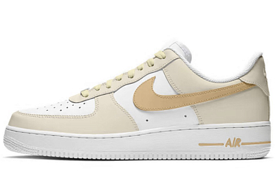 Nike Air Force 1 Wear-resistant And Lightweight Low-Top Skateboard Shoes Men's Yellow White