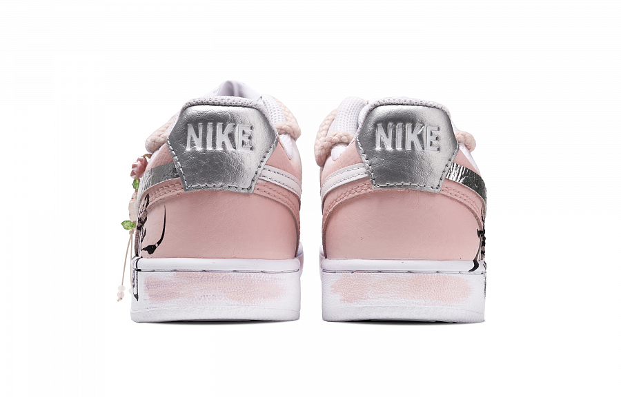 Nike Court Vision 1 Floral Arrangement Order Abrasion Resistant Low Top Skateboard Shoes Women's White Pink купить в интернет-магазине Yoocart с быстрой доставкой по России.