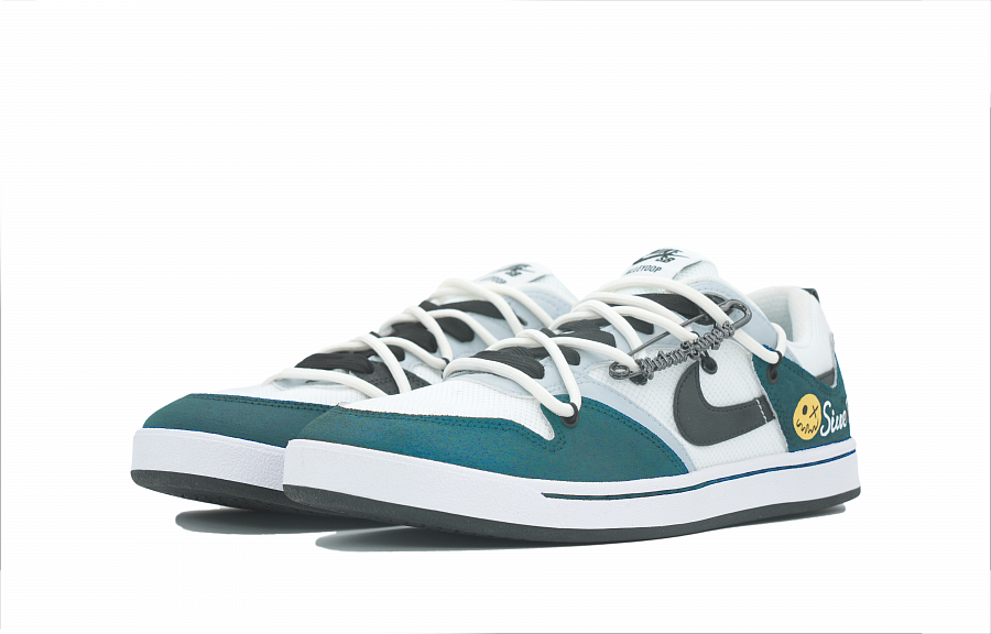 Nike SB Alleyoop Skateboard Shoes Men Low Top Cyan/White/Gray купить в интернет-магазине Yoocart с быстрой доставкой по России.
