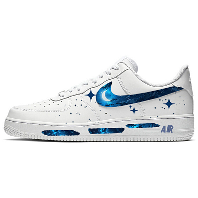 Nike Air Force 1 Slip Resistant Cushioning Low Top Skateboard Shoes Men's White