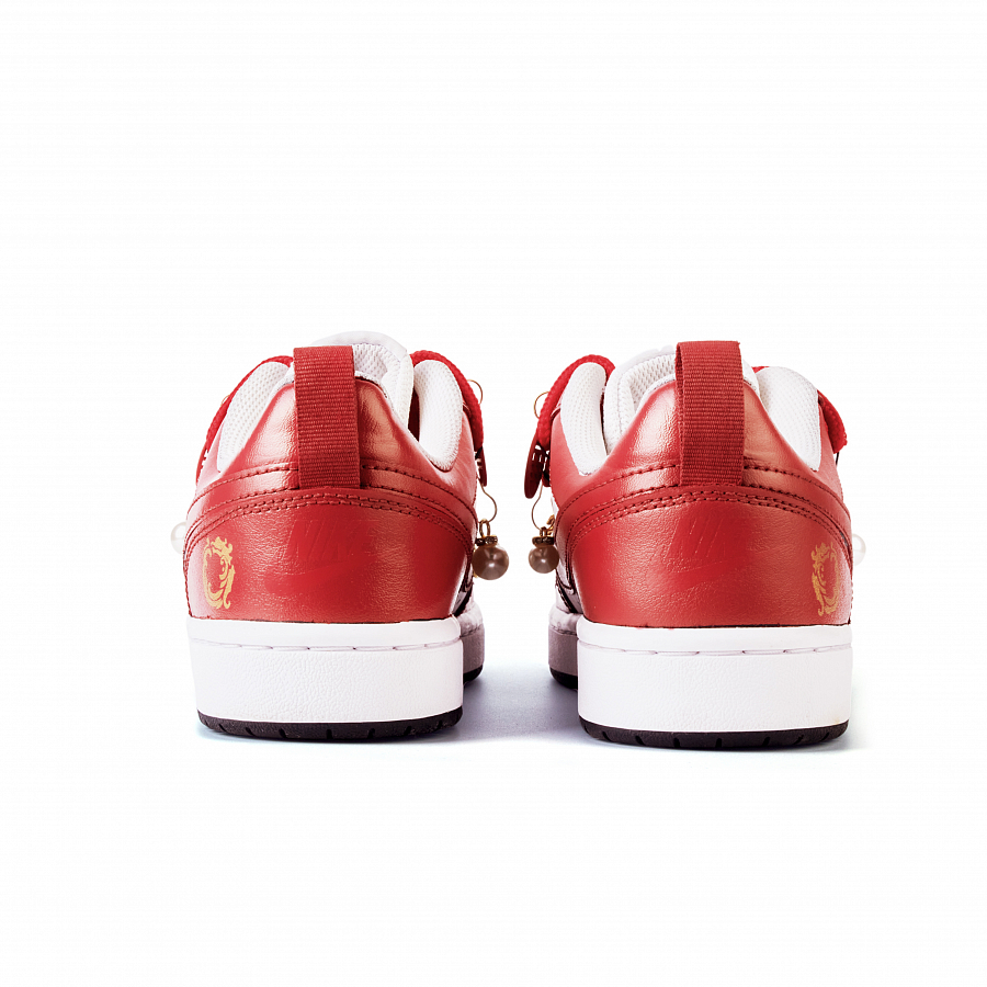 Nike Court Borough Anti Slip Wear Resistant Low Top Skateboard Shoes Women's Red купить в интернет-магазине Yoocart с быстрой доставкой по России.