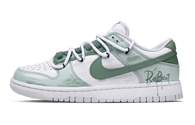 Nike Dunk Slip-Resistant Cushioning Wear-Resistant Low-Top Skateboard Shoes Unisex Green