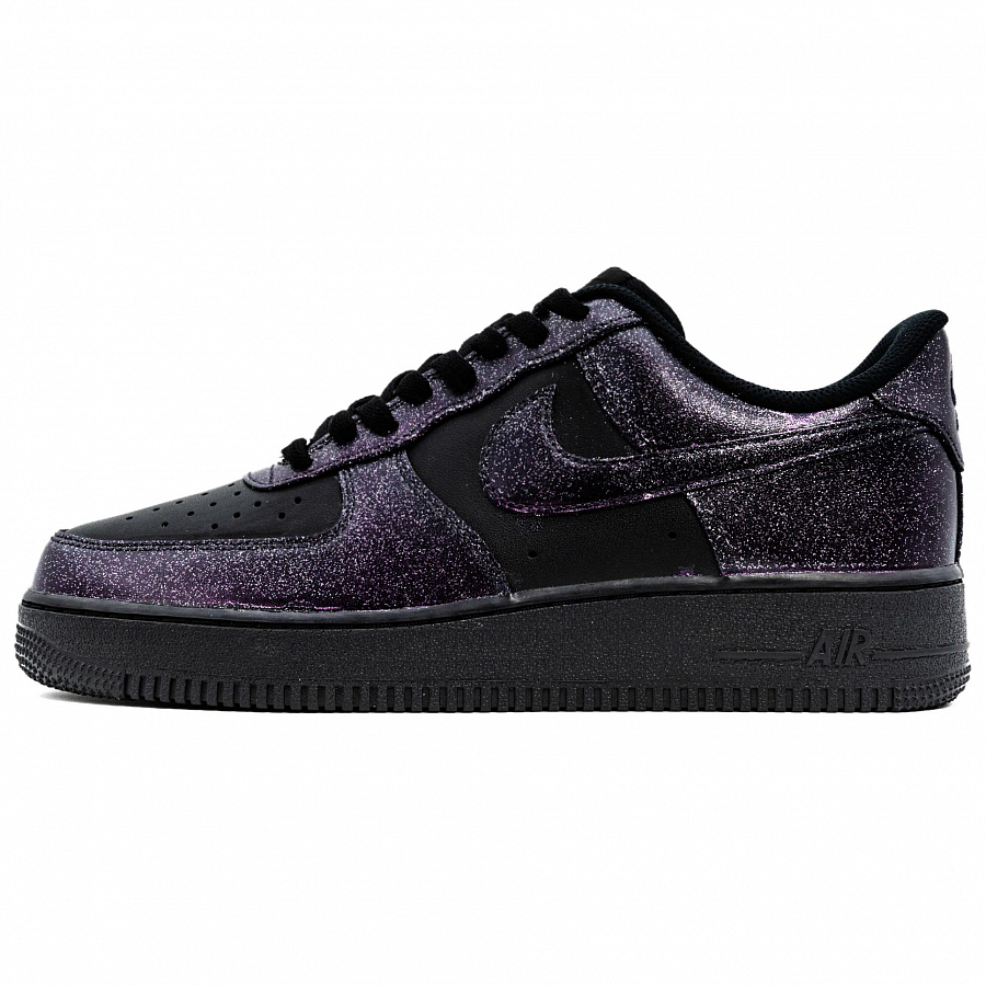 Nike Air Force 1 Purple Night Starry Sky, Box Included Anti Slip Wear Resistant Low Top Skateboard Shoes Unisex Purple купить в интернет-магазине Yoocart с быстрой доставкой по России.