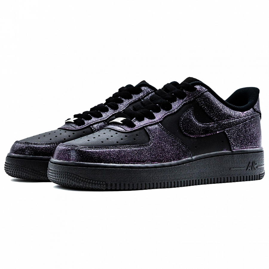 Nike Air Force 1 Purple Night Starry Sky, Box Included Anti Slip Wear Resistant Low Top Skateboard Shoes Unisex Purple купить в интернет-магазине Yoocart с быстрой доставкой по России.