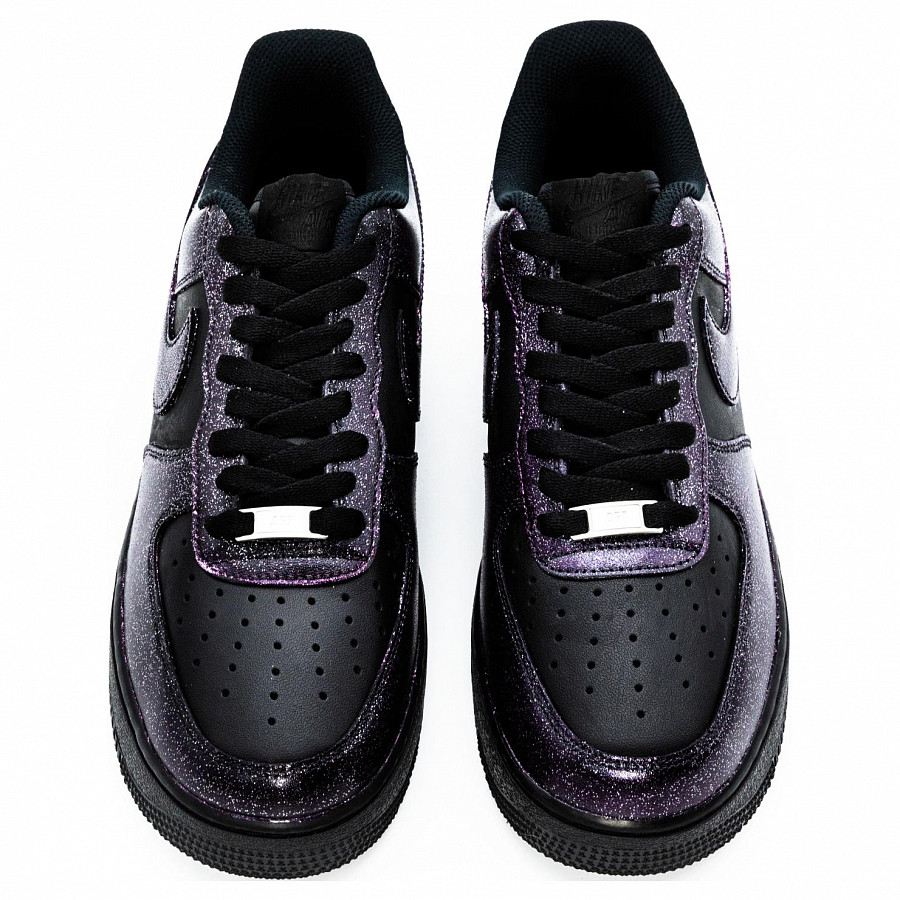 Nike Air Force 1 Purple Night Starry Sky, Box Included Anti Slip Wear Resistant Low Top Skateboard Shoes Unisex Purple купить в интернет-магазине Yoocart с быстрой доставкой по России.
