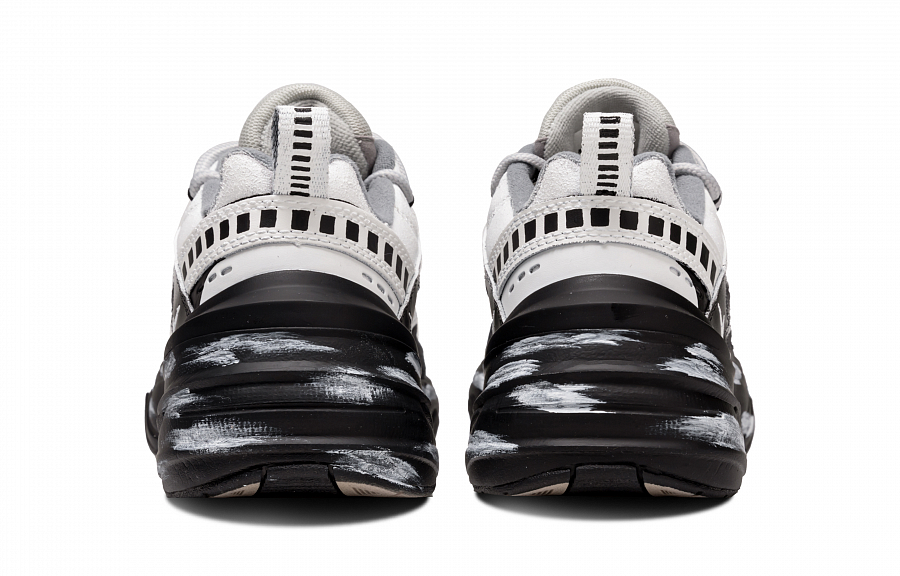 Nike M2K Tekno Xingji Travel Cushioning, Wear Resistant Low Top Chunky Sneakers Unisex Black White купить в интернет-магазине Yoocart с быстрой доставкой по России.