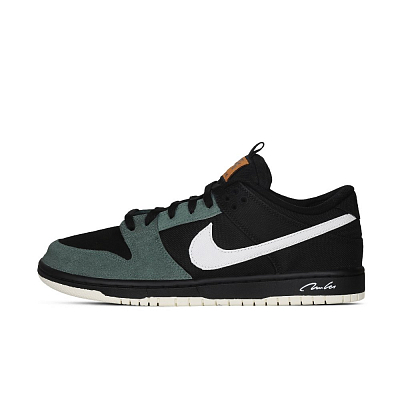 Nike Dunk SB Forest Anti Slip Wear Resistant Low Top Skateboard Shoes Unisex Black Green