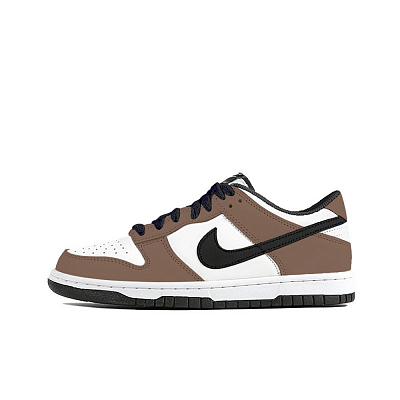 Nike Dunk Cushioning Abrasion Resistant Lightweight Low Top Skateboard Shoes Unisex Brown
