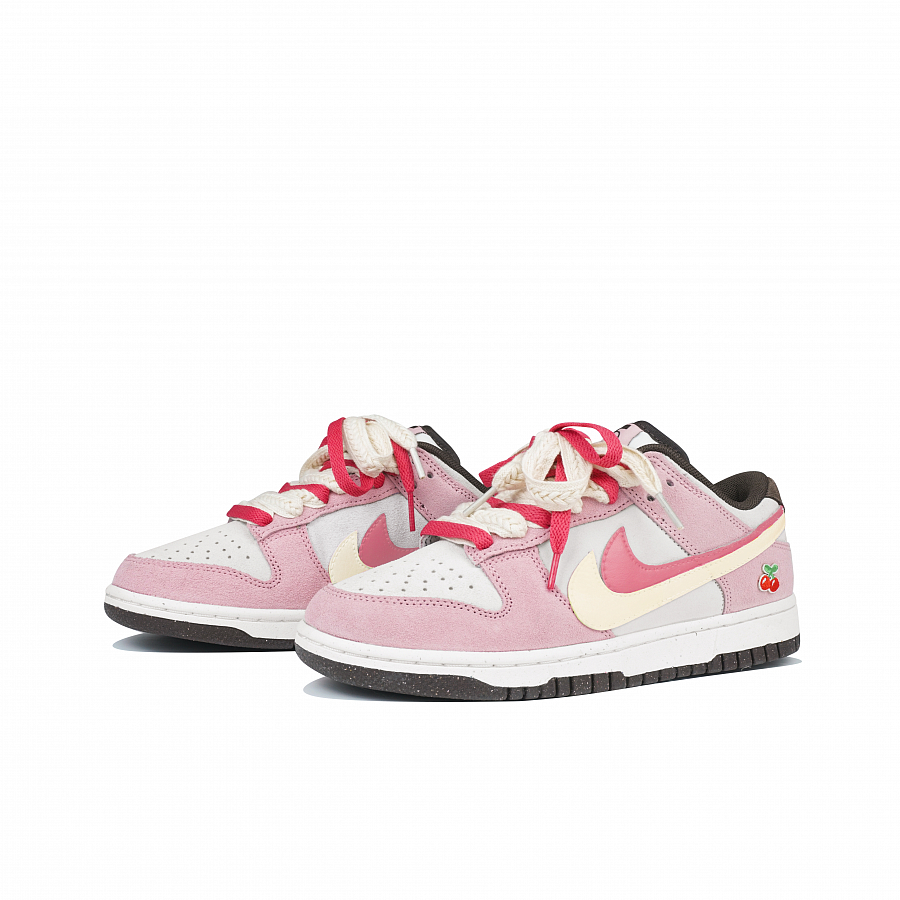 Nike Dunk Low-Top Skateboard Shoes Women's White Pink купить в интернет-магазине Yoocart с быстрой доставкой по России.