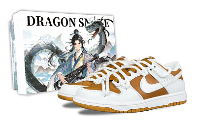 Nike Dunk America Clay, Special Box Abrasion Resistant Low Top Skateboard Shoes Unisex White