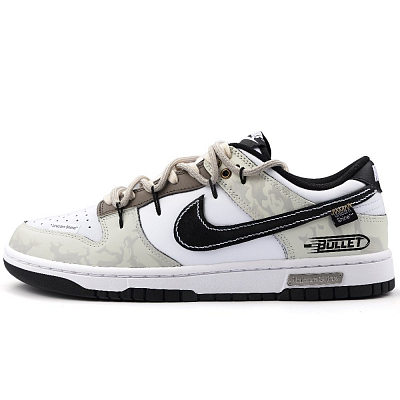 Nike Dunk Peace Elite Anti Slip Wear Resistant Low Top Skateboard Shoes Unisex Ecru