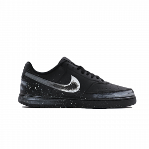 Nike Court Vision Low Midnight Phantom Blade Anti Slip Wear Resistant Low Top Skateboard Shoes Unisex Black Gray 1 3638613
