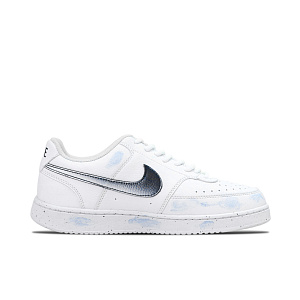 Nike Court Vision 1 Water Rhyme Blue Stripe Lightweight And Breathable Low Top Skateboard Shoes Men's White Blue 1 3638629