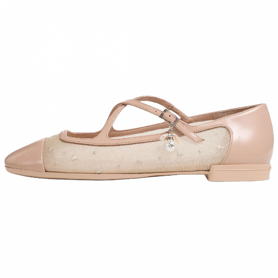 Jimmy Choo Eleri Ballerina Casual Single Shoes Women's Pink купить в интернет-магазине Yoocart с быстрой доставкой по России.