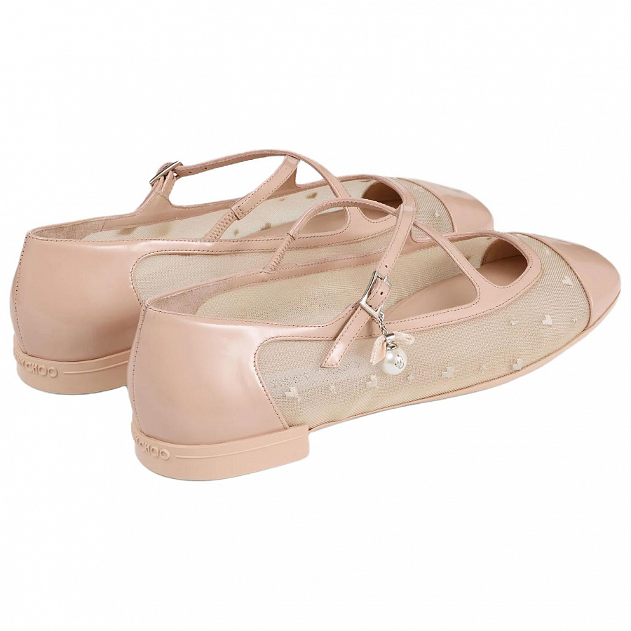 Jimmy Choo Eleri Ballerina Casual Single Shoes Women's Pink купить в интернет-магазине Yoocart с быстрой доставкой по России.