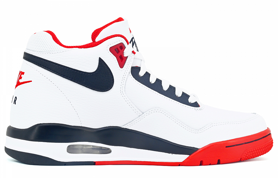 Nike Flight Legacy Endless Love Cushioned Slip-Resistant Mid-Top Vintage Basketball Shoes Unisex Red купить в интернет-магазине Yoocart с быстрой доставкой по России.