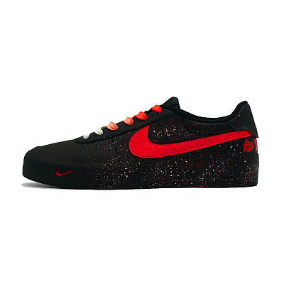Nike Court Shot Red Beauty Slip Resistant, Abrasion Resistant, Lightweight Low Top Skateboard Shoes Unisex Red