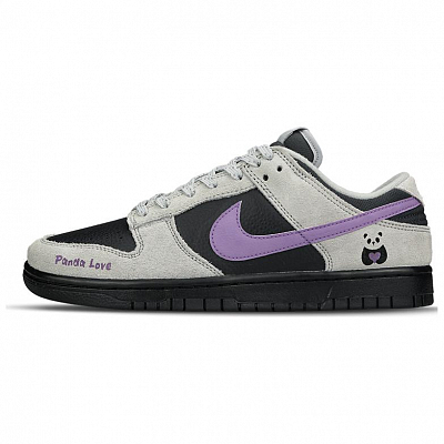 Nike Dunk Anti Slip Wear Resistant Low Top Skateboard Shoes Unisex Black Gray