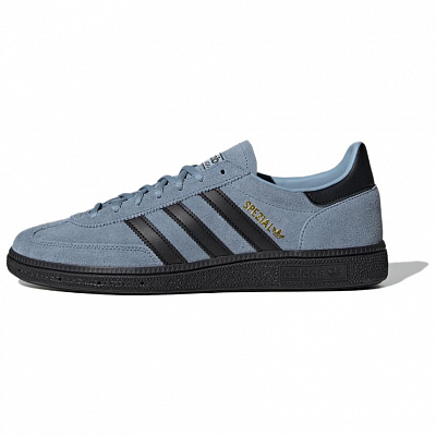 Adidas Originals HANDBALL SPEZIAL Abrasion Resistant Low Top Skateboard Shoes Unisex Blue Black