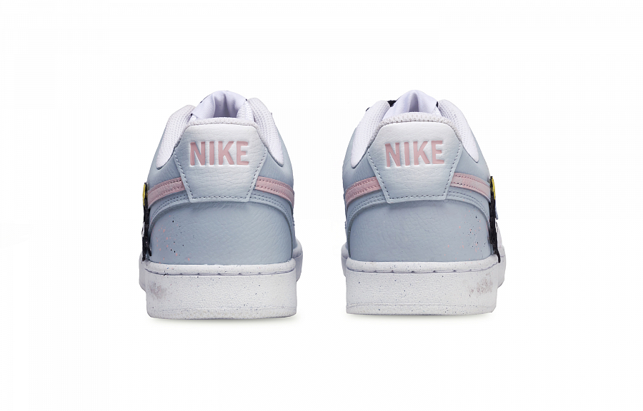 Nike Court Vision Low top Skateboard Shoes Unisex White Blue Pink купить в интернет-магазине Yoocart с быстрой доставкой по России.