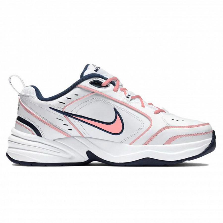 Nike Air Monarch 4 Anti-Slip Wear-Resistant Low-Top Chunky Sneakers Unisex Pink White купить в интернет-магазине Yoocart с быстрой доставкой по России.