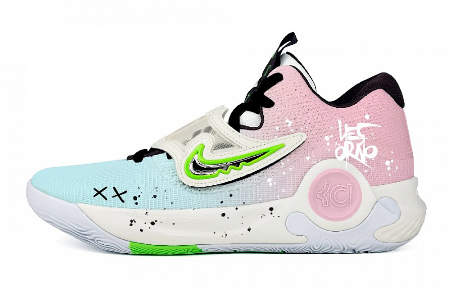 Nike KD Trey 5 X Steam Rose Phantom Cushioning Wear Resistant Low Top Basketball Shoes Men's Blue Pink купить в интернет-магазине Yoocart с быстрой доставкой по России.