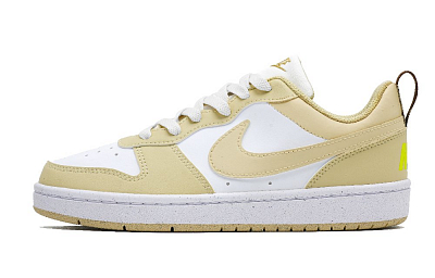 Nike Court Borough Low top Skateboard Shoes Women's Yellow