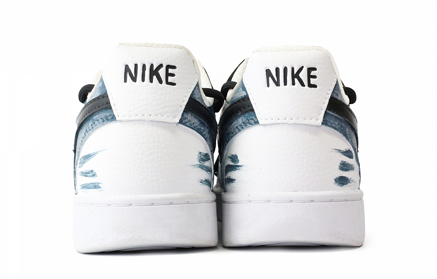 Nike Court Vision 1 Mayfly Dragon Walk Double Shoelace Low Top Skateboard Shoes Men's Navy Blue купить в интернет-магазине Yoocart с быстрой доставкой по России.