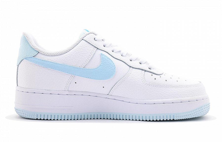 Nike Air Force 1 Low Top Skateboard Shoes Women's White Blue купить в интернет-магазине Yoocart с быстрой доставкой по России.