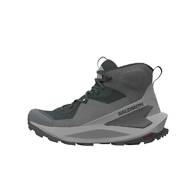 SALOMON Elixir Abrasion Resistant High Top Trekking Shoes Women's Flint Gray