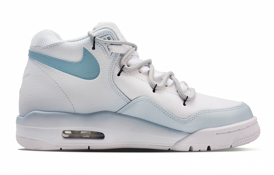 Nike Flight Legacy Snake Shadow Dreamy Anti-Slip Wear-Resistant Mid-Top Vintage Basketball Shoes Unisex Light Blue купить в интернет-магазине Yoocart с быстрой доставкой по России.