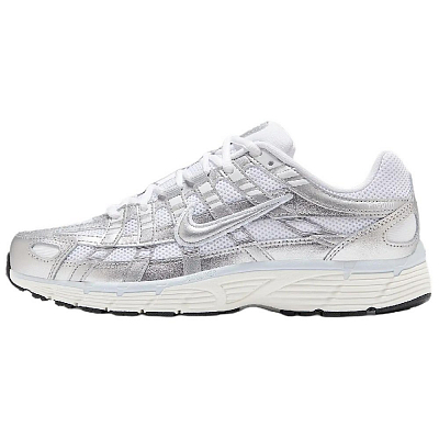 Nike P 6000 White Blue Tint Sail Metallic Silver Women's