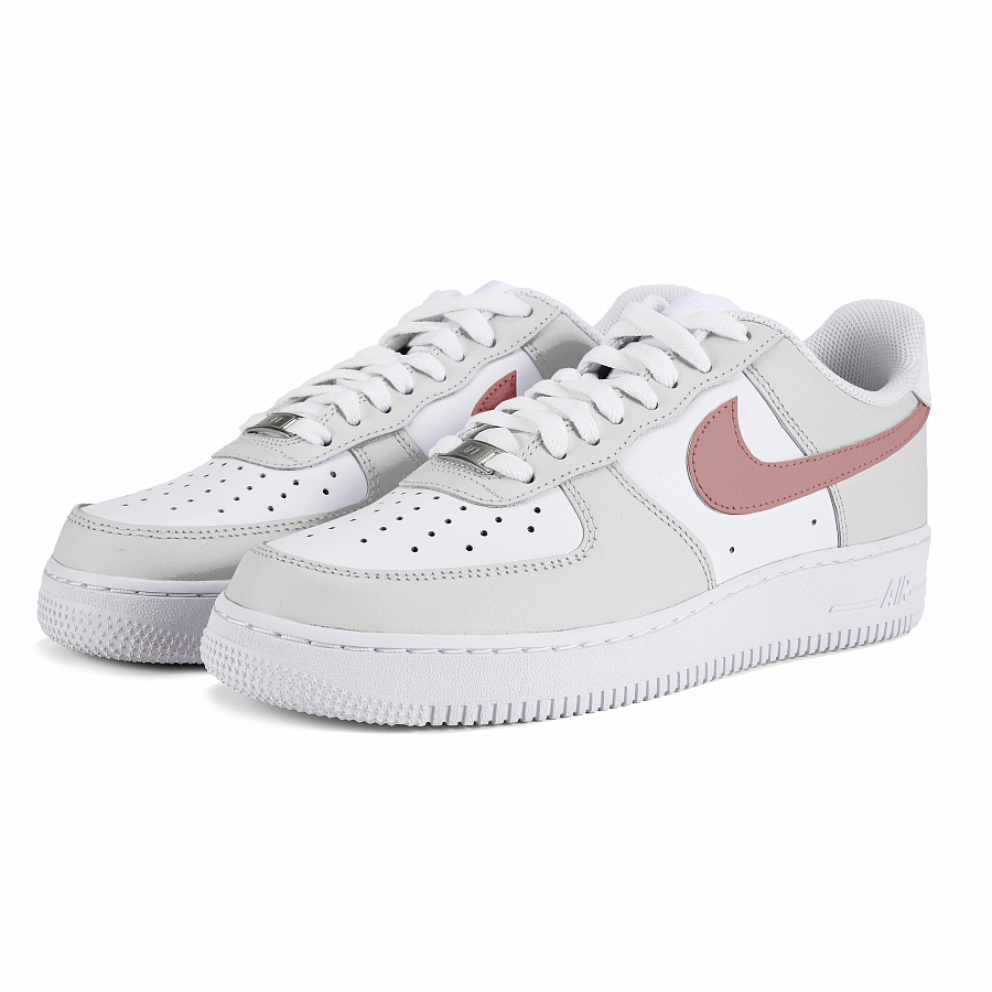 Nike Air Force 1 Air Force 1 Low Top Skateboard Shoes Unisex Gray White Red купить в интернет-магазине Yoocart с быстрой доставкой по России.