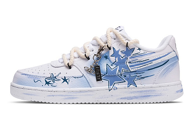 Nike Court Vision 1 Phantom Star Ocean Low top Skateboard Shoes Unisex Blue White