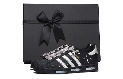 Adidas Originals SUPERSTAR Abrasion Resistant Low Top Skateboard Shoes Unisex Black White