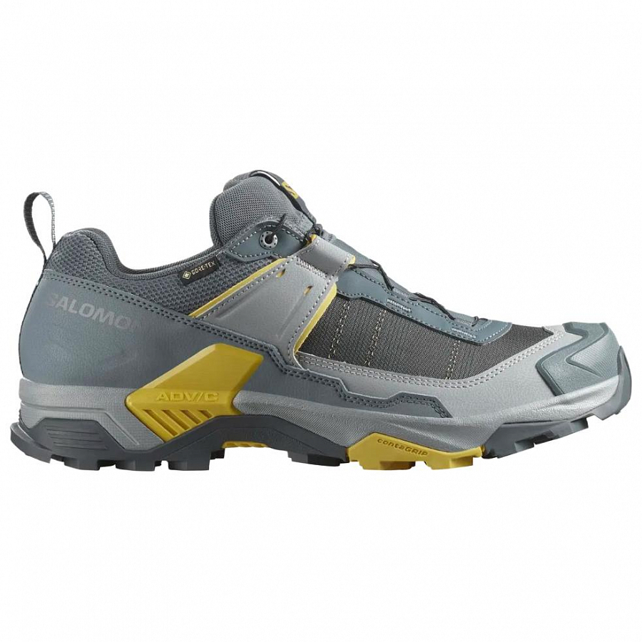 SALOMON X ULTRA 5 Slip Resistant And Abrasion Resistant Support Low Top Hiking Shoes Men's Turbulent Blue купить в интернет-магазине Yoocart с быстрой доставкой по России.