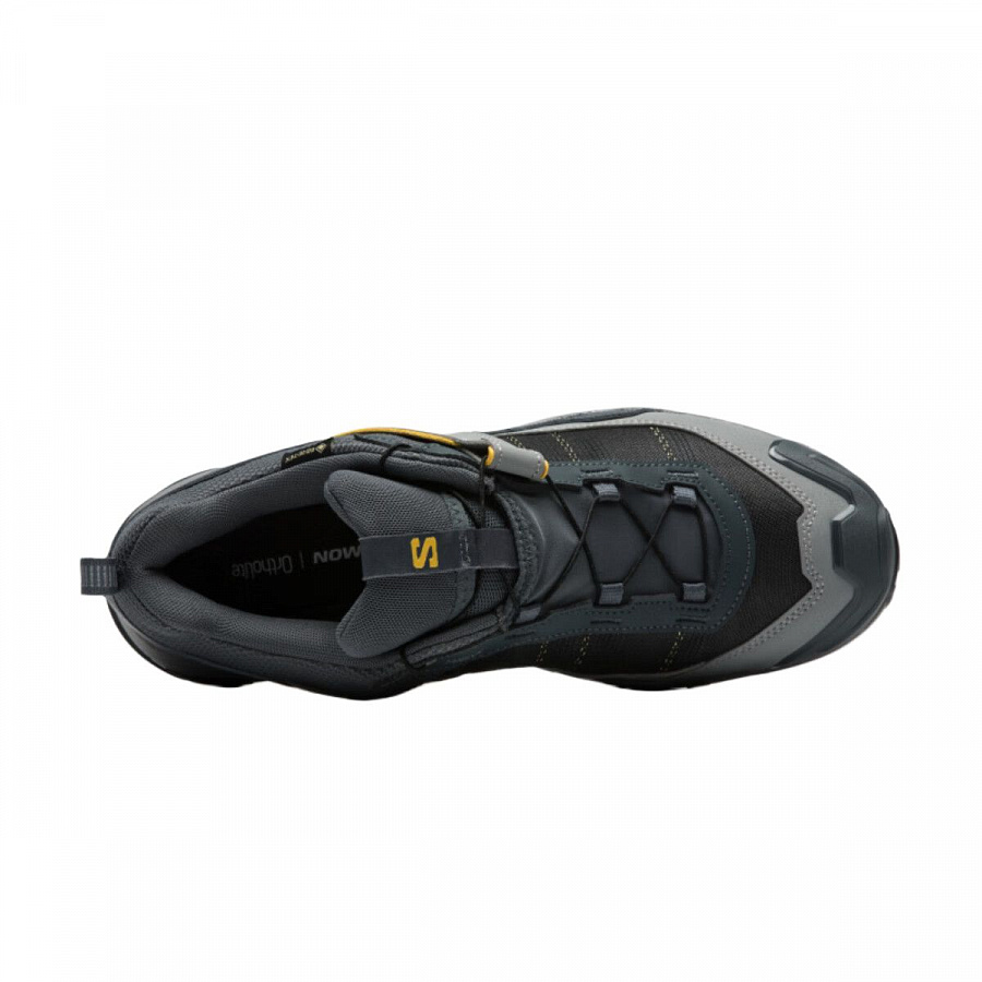 SALOMON X ULTRA 5 Slip Resistant And Abrasion Resistant Support Low Top Hiking Shoes Men's Turbulent Blue купить в интернет-магазине Yoocart с быстрой доставкой по России.