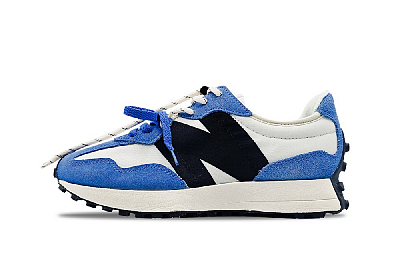 New Balance NB 327 Cushioning, Breathable, And Wide Coverage Low Top Casual City Commute Running Shoes Unisex Blue
