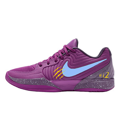 Nike Ja 2 Anti-Slip Wear-Resistant Low-Top Basketball Shoes Men's Purple