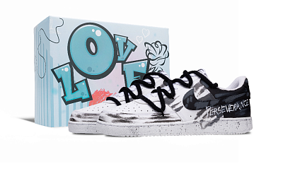 Nike Court Vision 1 Black Dream Slip Resistant Shock Absorbers Low Top Skateboard Shoes Men's White