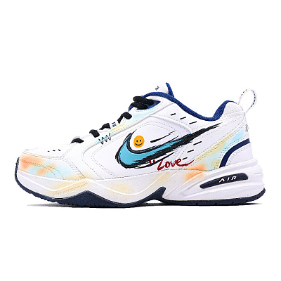 Nike Air Monarch 4 Low top Chunky Sneakers Unisex White
