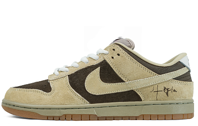 Nike Dunk SB Abrasion Resistant Low Top Skateboard Shoes Unisex Mocha