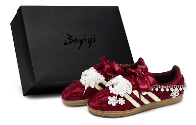 Adidas Originals SAMBA OG German Army Trainers Unisex Low Top Red/White/Beige Yellow