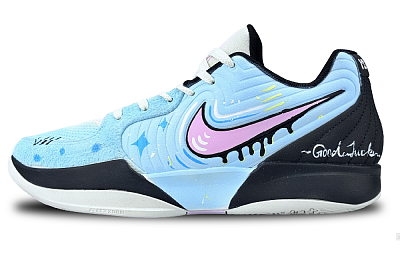 Nike Ja Morant 2 Cushioning, Wear Resistant Low top Basketball Shoes Men's Blue Green