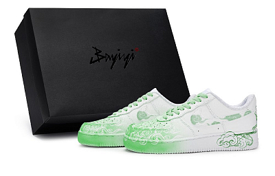 Nike Air Force 1 Skateboard Shoes Unisex Low Top Green