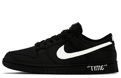 Nike Dunk Slip Resistant, Abrasion Resistant, Cushioning, Breathable Low top Skateboard Shoes Unisex Black White