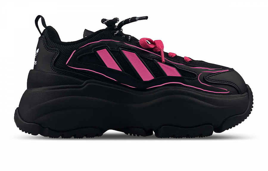 Adidas Originals OZGAIA Low Top Casual Shoes Women's Black Pink купить в интернет-магазине Yoocart с быстрой доставкой по России.